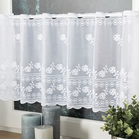 Zazdroska żakardowa na metry 023410 / wysokość 40cm